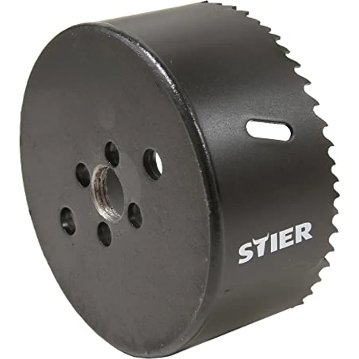 STIER Lochsäge HSS-Co8 Bimetall 54 mm, extrem widerstandsfähig und langlebig, für Handbohrmaschinen – Bild 2