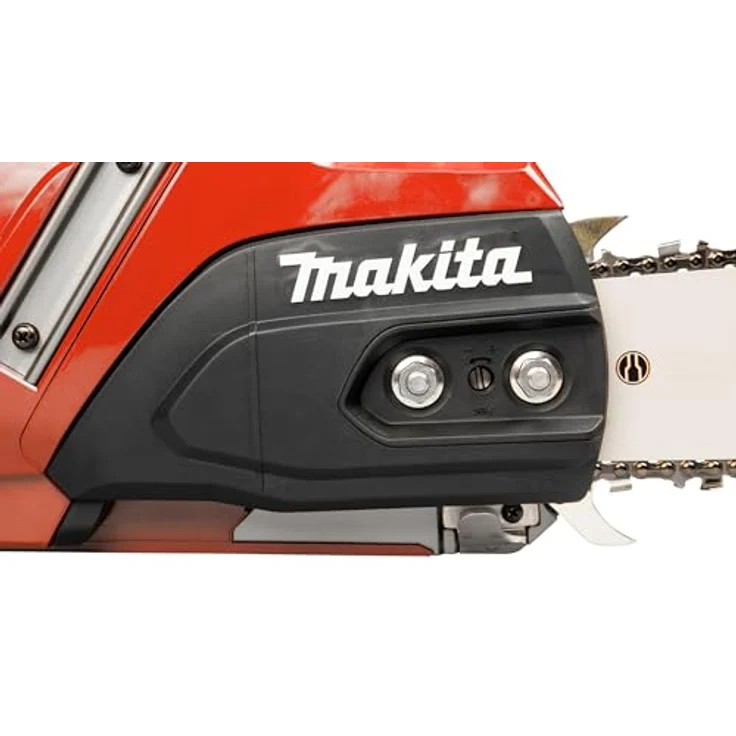 Makita UC030GE103, 40V Akku-Kettensäge in Signalrot, 50 cm Schienenlänge, 29 m/s Kettengeschwindigkeit, inkl. Akku und Ladegerät – Bild 8