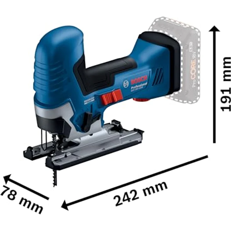 Bosch Professional Accutoolkit 18V, 5-teiliges Elektrowerkzeugset mit GSR 18V-65 Bohrschrauber, GDX 18V-285 Schlagschrauber, GKS 18V-57-2 Kreissäge, GOP 18V-34 Multi-Oszilliergerät, GST 18V-125 S Stichsäge, 2 x 5,0 Ah Akkus und Schnellladegerät in robuster Tasche – Bild 6