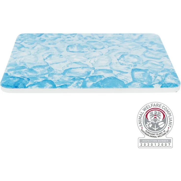 TRIXIE Tierbett Trixie Kühlplatte für Kleintiere - 20 × 15 cm, natürliche Abkühlung, rutschfest, geeignet für Mäuse und Hamster