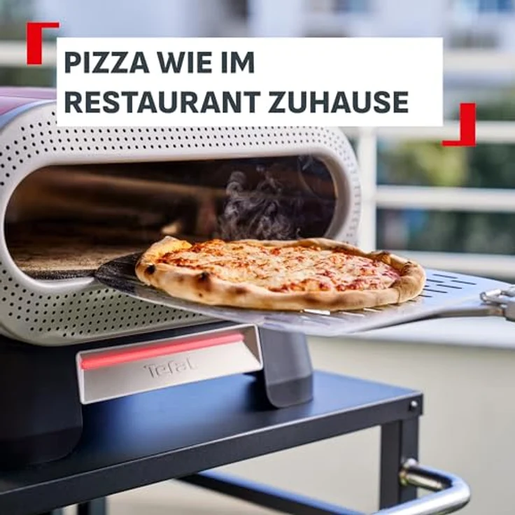 Tefal Pizzaofen Pizza Pronto, 4 Temperaturstufen (250–400°C), automatischer Drehstein, inkl. Pizzaschieber – Bild 3
