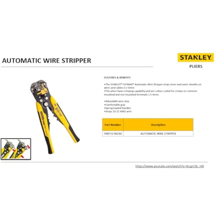 Stanley Automatische Abisolierzange FatMax (FMHT0-96230) – Bild 5