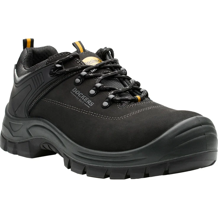 Dockers Magic Low S3, Sicherheitsschuh für Arbeitssicherheit und Komfort, schwarz – Bild 1