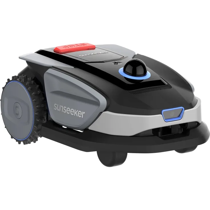 Sunseeker Mähroboter S4, LiDAR-gestützter Rasenmäher für 1.000 m² mit AI-Kartierung und IPX6 Gehäuse