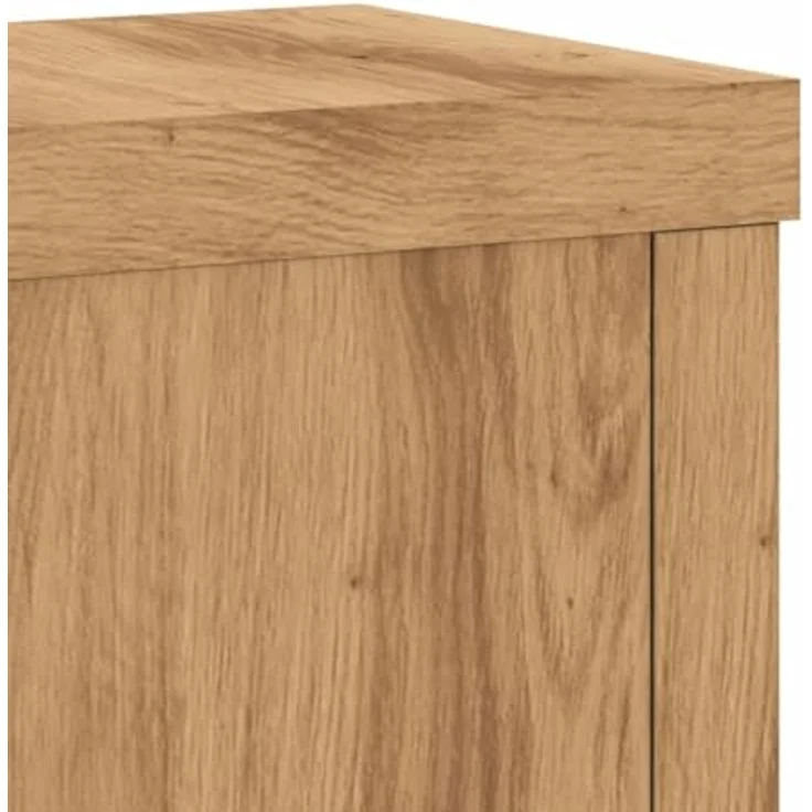 vidaXL Pflanzenständer 2er Set, Artisan-Eiche, stabiler Holzwerkstoff, 10x10x18 cm – Bild 8