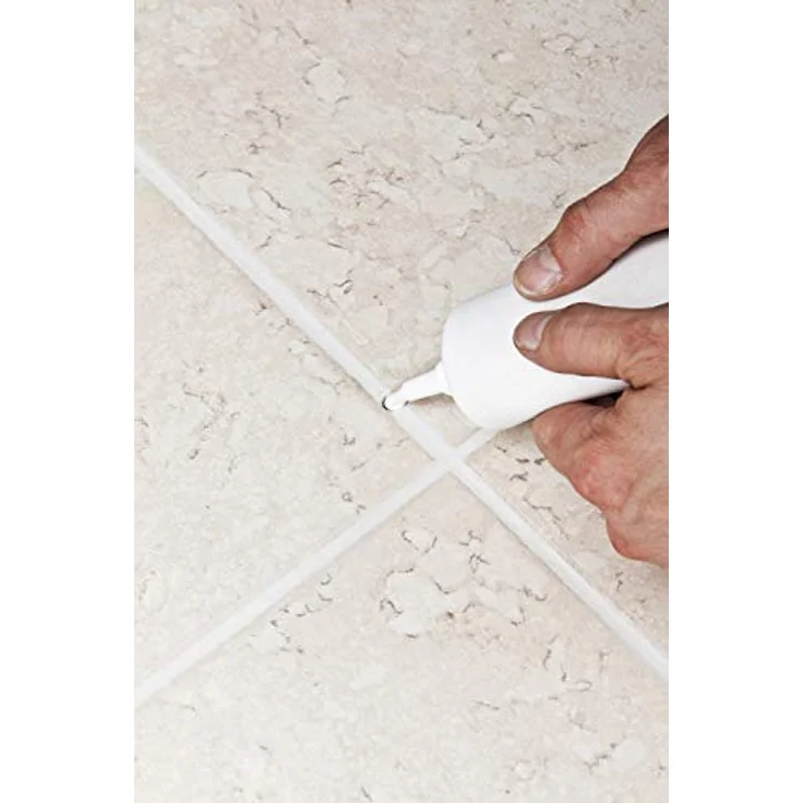 KNAUF Fugenmörtel Knauf Fugenreparatur, gebrauchsfertige Fugenmasse für Fliesen, weiß, 250 g – Bild 2