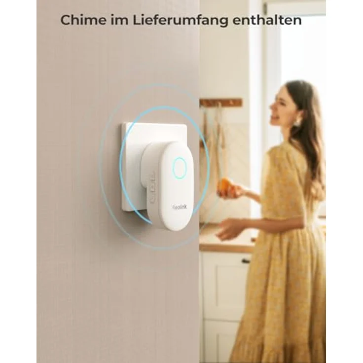 Reolink 5MP Video-Türklingel PoE mit Chime, 180° Ultraweitwinkel, 2-Wege-Audio, HD-HDR, humanoid Erkennung, flexible Speicherung – Bild 4