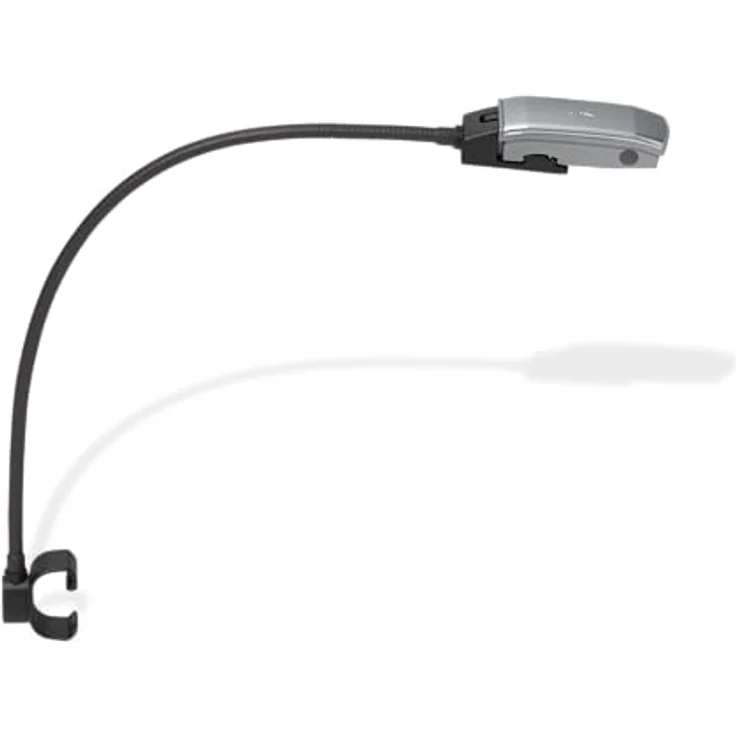 Weber Works Flexible Lampe, LED-Licht mit flexiblem Arm für Slate und Spirit Modelle (2025) - Schwarz-Silber – Bild 4