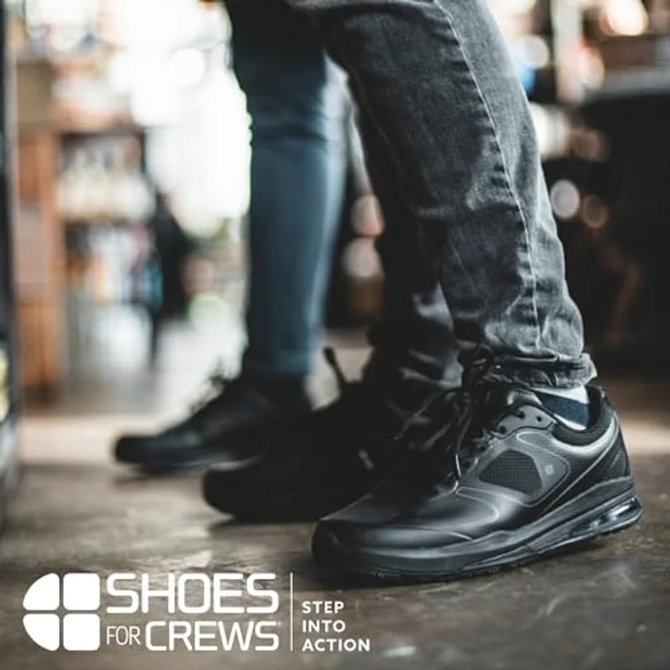 Shoes For Crews EVOLUTION II schwarz Arbeitsschuh, vegan, rutschhemmend, wasserabweisend – Bild 7