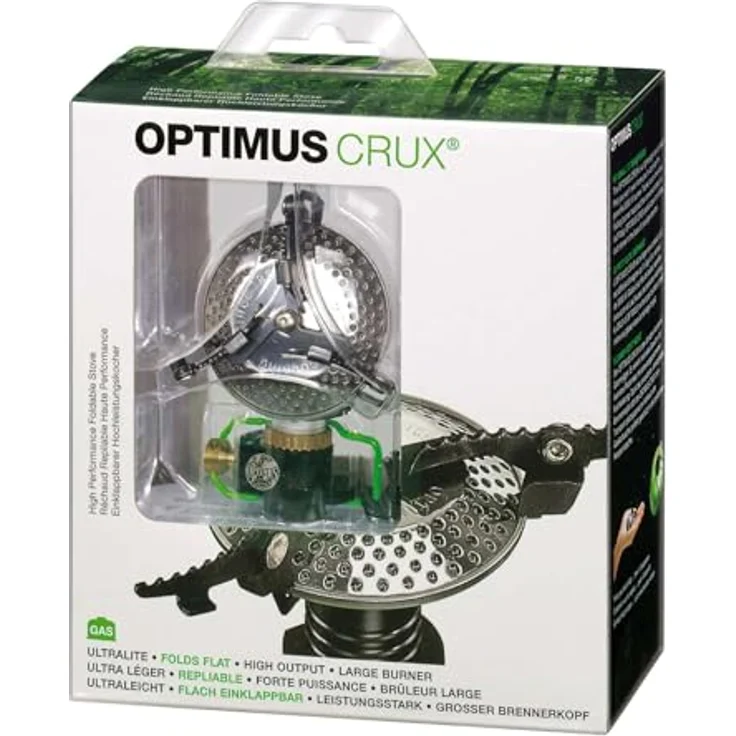 Optimus Crux, Gaskocher mit minimalem Gewicht und einklappbarem Brennerkopf, in praktischer Neoprentasche – Bild 6