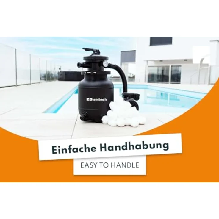 Steinbach Filter Balls 1400 g, Reinigende Filterbälle für Pools, kompatibel mit Sandfilteranlagen, inkl. Filternetz – Bild 4