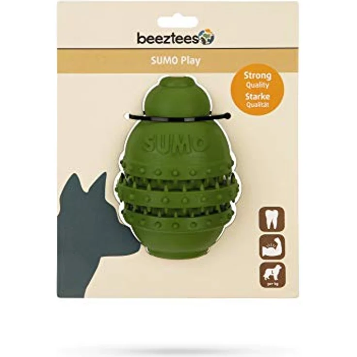 Beeztees Sumo Play Dental L: 10 cm B: 10 cm H: 15 cm L grün – Bild 2