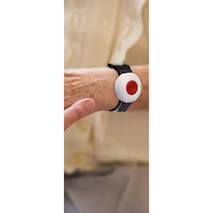 HelpLine by Eiflaender & Soehne HELPLINE 230 Hausnotruf mit Notrufarmband und Quittierung Alarmanlage (Angenehme Ruftonmelodien) – Bild 4