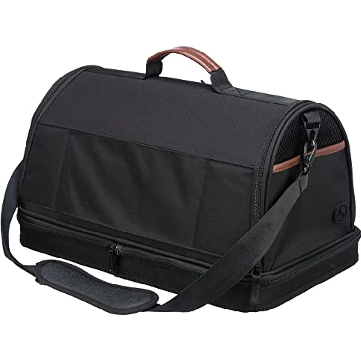 TRIXIE Airline Tasche Gate, Flugzeug Reisetasche Für Hunde, 28 × 25 × 45 cm, Schwarz - 28906 – Bild 5