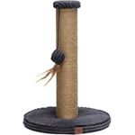 Designed By Lotte Kratzbaum Ribbed - Kratzbaum - Anthrazit - 35x35x50 cm mit geripptem Stoffboden und integriertem Katzenspielzeug - Preisvergleich