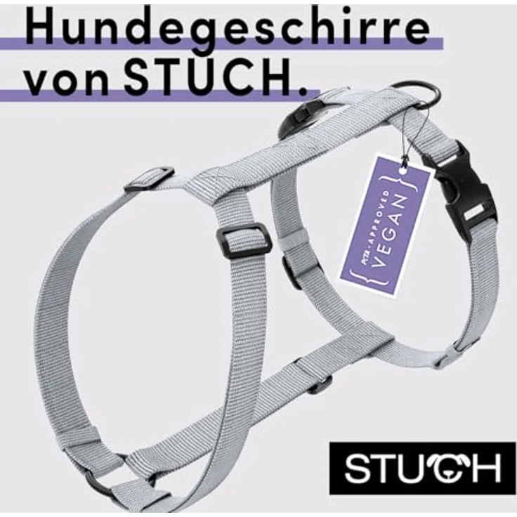 STUCH Hunde-Geschirr STUCH - Hundegeschirr Vegan PureControl - verstellbar, PeTA-zertifiziert, umweltfreundlich – Bild 2