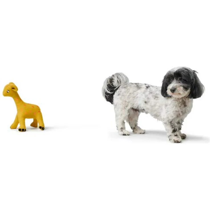 HUNTER EIBY Hundespielzeug, upgecyceltes Außenmaterial, recycelte Füllung, 21 cm, Giraffe - Preisvergleich – Bild 2