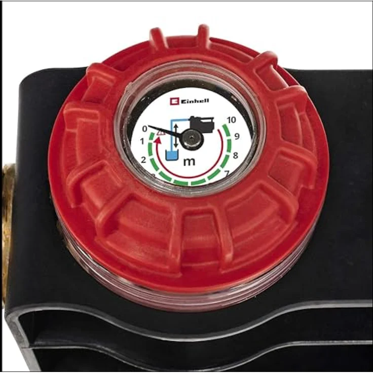 Einhell Hauswasserautomat GE-AW 1042 FS (1.050 W, 4200 l/h Fördermenge, 4.8 bar Förderdruck, Wasserfüll--Schmutz--Sauganzeige, Trockenlaufsicherung, Flow-Sensor, Thermo--Brühschutz, Rückschlagventil) Hauswasserautomat 8 m|38 m – Bild 4