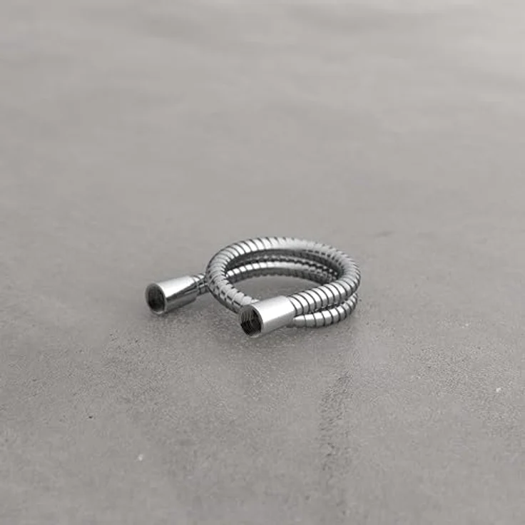 Schütte Brauseschlauch Hogaflex A-1, 80cm, Chrom - Knickfest, Wasserspardichtung, Geld- und Energieersparnis – Bild 2