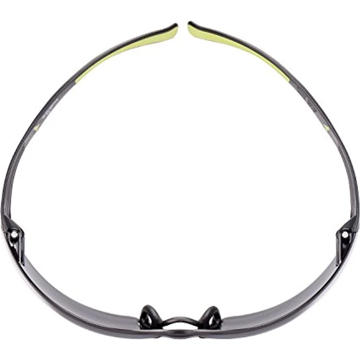 3M Schutzbrille SecureFit 400 UU001467859 Schwarz, Grün – Bild 3