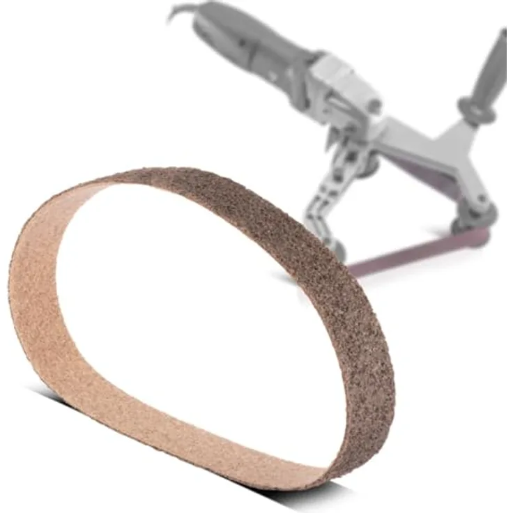 STAHLWERK Schleifvlies grobe Körnung 40 x 760 mm Schleifband | Vliesbänder | Poliervlies | Universal-Schleifbänder | Schleifmittel für Rohrbandschleifer, Bandschleifer und Schleifgeräte