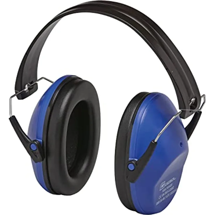 Gebol Kapselgehörschutz Safety Kids blue | bequeme Kinder Lärmschutz Kopfhörer | zusammenklappbare Ohrenschützer | Autismus, Konzert, DIY | Junge, Mädchen | Größe universal | blau, schwarz | 1 Stück