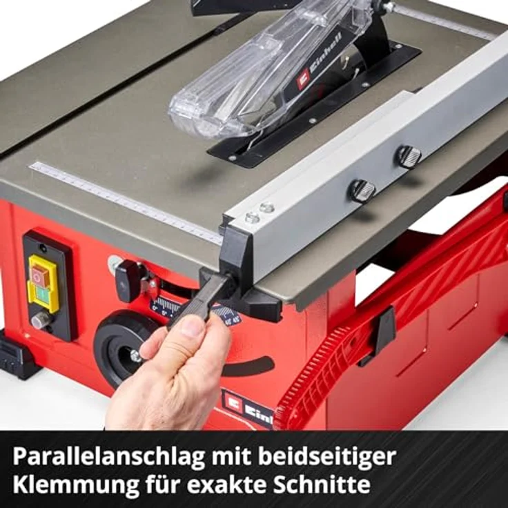 Einhell Tischkreissäge 'TC-TS 8' 900 W rot, kompaktes Design für den mobilen Einsatz – Bild 5