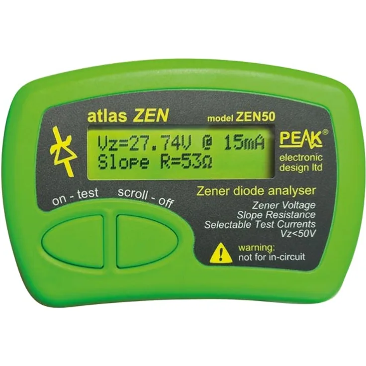 Panel meters & Multimeters ATLAS ZEN - ZENER-DIODEN-ANALYSATOR (0 - 50 V)