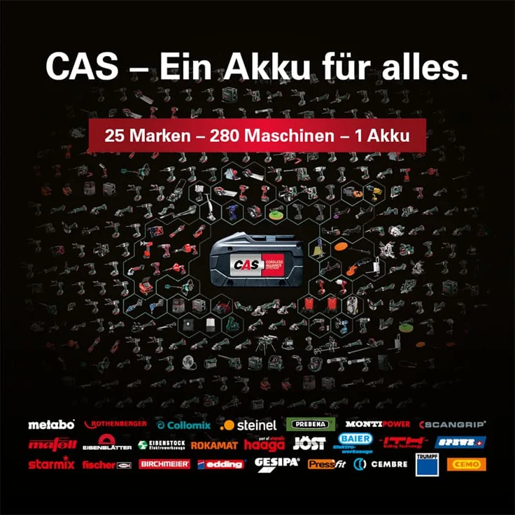 Metabo 18V SDS Max Akku Bohrhammer KHA 18 LTX BL 40 , 8.6J ohne Akku ohne Ladegerät im Koffer – Bild 7