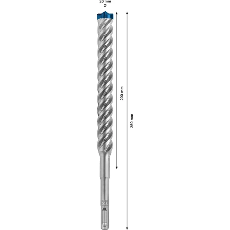 Bosch Professional Expert SDS plus-7X Hammerbohrer, 20 x 200 x 250 mm – Bild 3