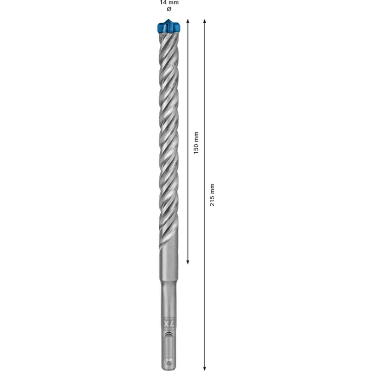 Bosch Professional Expert SDS plus-7X Hammerbohrer, 14 x 150 x 215 mm – Bild 3