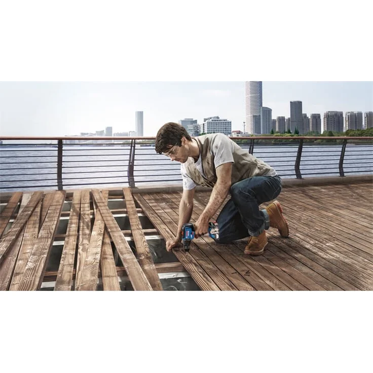 Bosch Professional Akku-Bohrschrauber GSR 18V-55 mit 2 x 4,0 Ah-Li-Ion-Akku, austauschbarer Akku – Bild 7