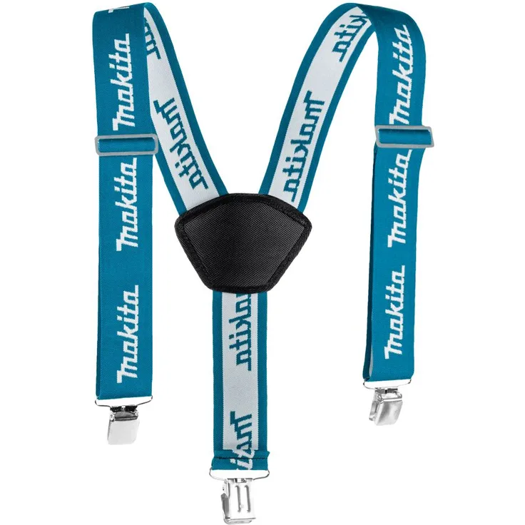 Makita Universal Hosenträger mit Clips 740 - 1300 mm blau, weiß ( E-05402 )