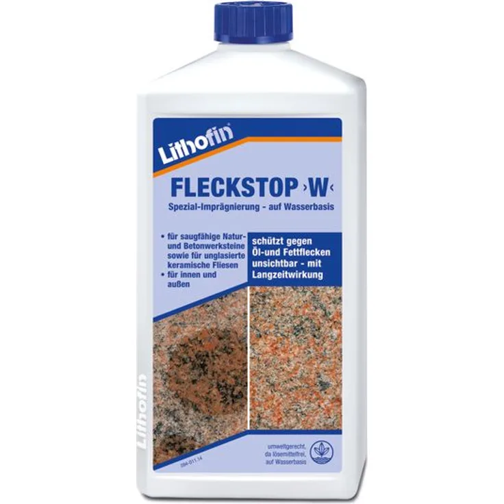 Lithofin FLECKSTOP >W auf Wasserbasis Nano Imprägnierung Spezial 1000ml