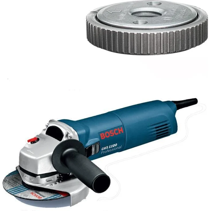 Bosch Professional GWS 1100 Winkelschleifer mit SDS Click im Karton, 0601822400 – Bild 1