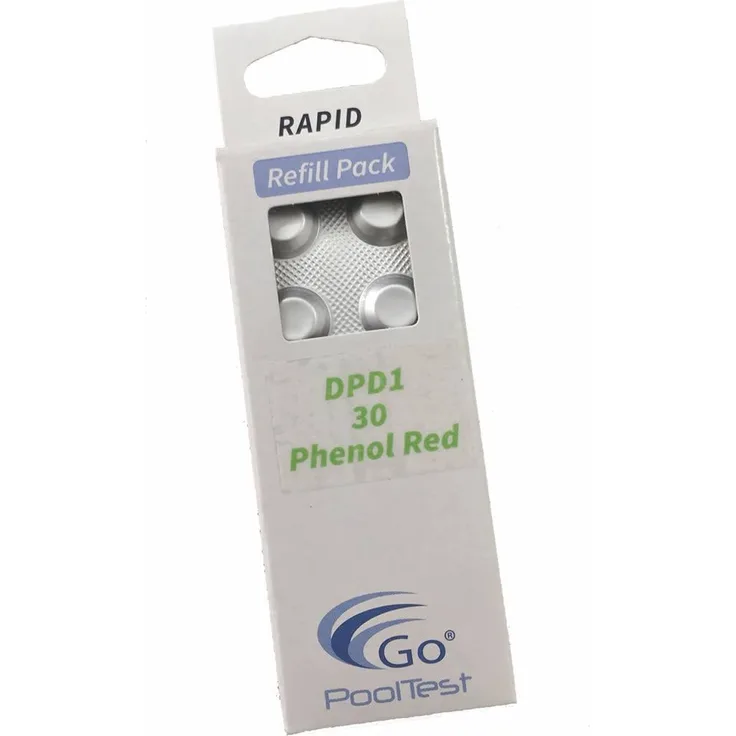 Phenolrot und DPD1 Nachfülltabletten (2 x 30)