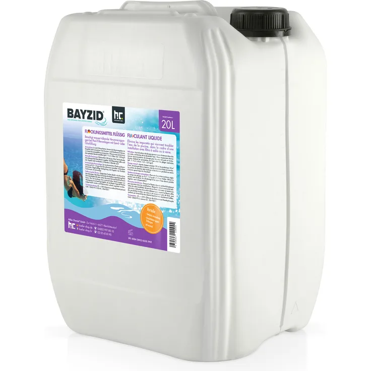 2 x 20 Liter BAYZID Flockungsmittel flüssig für Pools