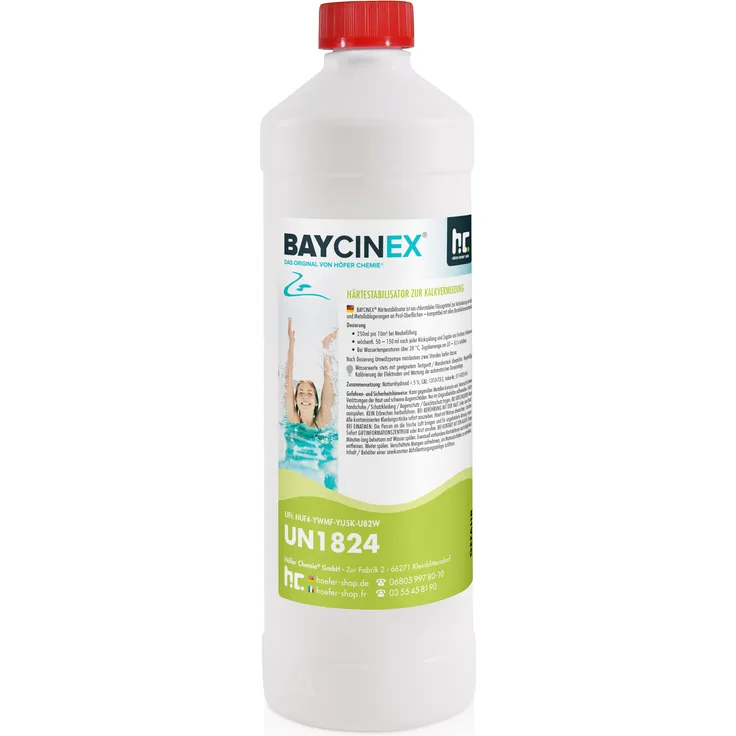 1 x 1 Liter BAYCINEX® Härtestabilisator zur Kalkvermeidung
