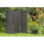 Merxx Gartenparavent verlängerbar braun