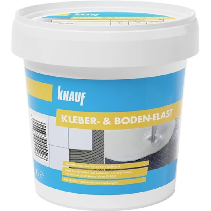 Knauf Kleber- und Boden-Elast farblos bis weiß, 1 l