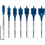 Bosch Professional Expert SelfCut Speed Flachfräsbohrer-Set, 16-18-20-22-25-32 mm, 7-tlg.