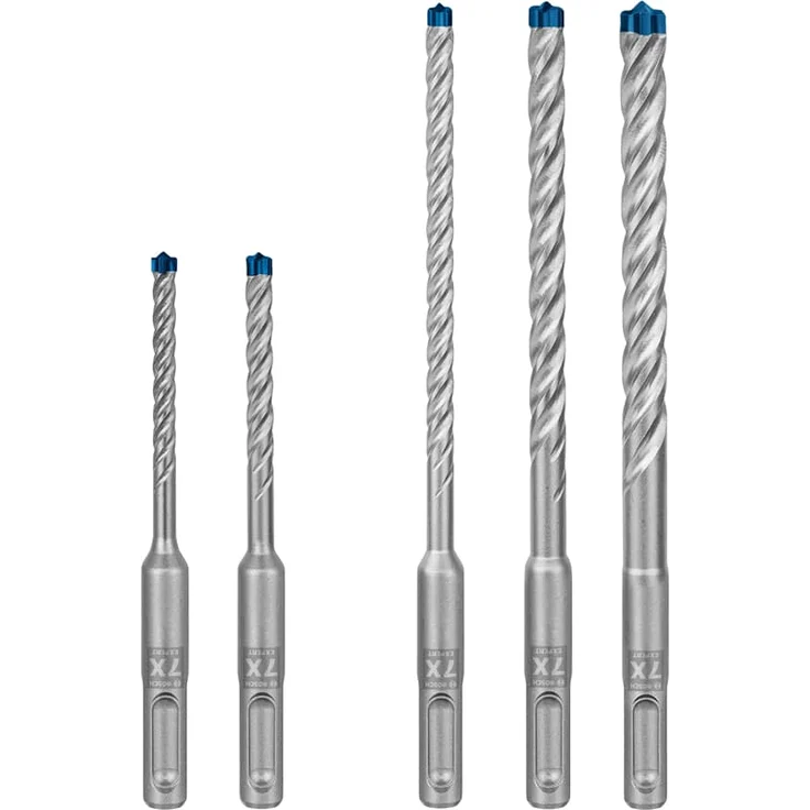 Bosch Professional Expert Hammerbohrer Sets SDS plus-7X, Ausführung: 5 tlg, (5 / 6 / 6 / 8 / 10mm) für Bohrhämmer - 2608900197 – Bild 3
