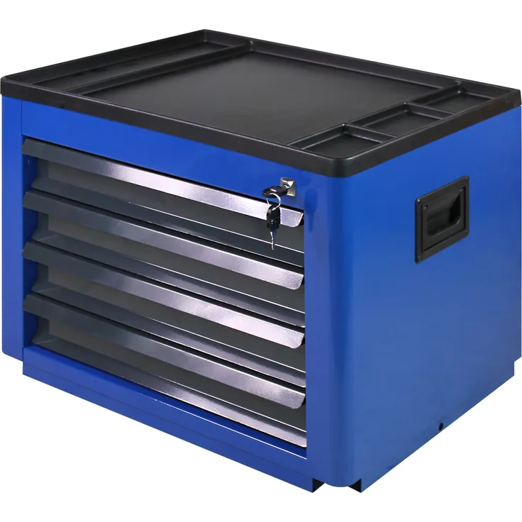 Adb Betriebseinrichtungen Gmbh - ADB Werkzeugtruhe 4 Schubladen für Werkstattwagen Basic 450x600x440 mm blau
