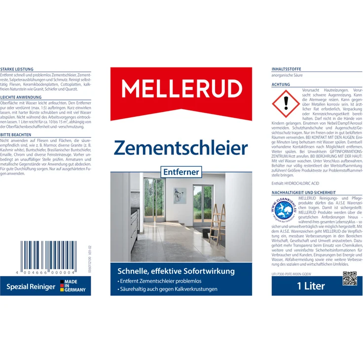 Mellerud Zementschleier Entferner 1,0 l – Bild 4