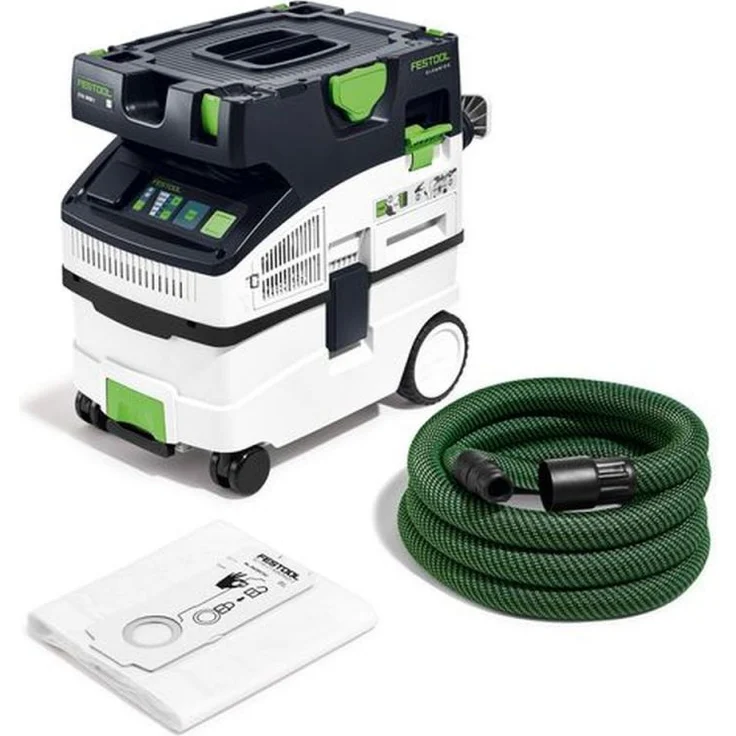 Festool CTM MIDI I CLEANTEC Absaugmobil 1200W 15l Staubklasse M 3m³/min + Zubehör (574822) – Bild 1