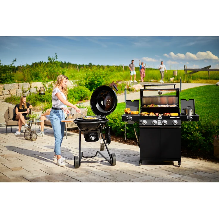 RÖSLE BBQ-Woklöffel, Hochwertiger Löffel mit Silikonrand und Rundgriff, Edelstahl 18/10, spülmaschinengeeignet, 40 cm – Bild 4