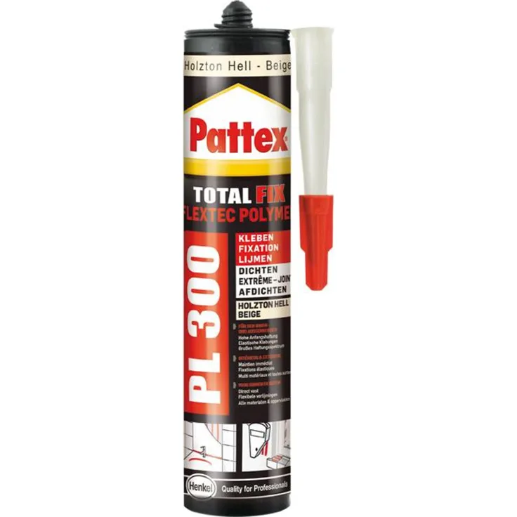 Henkel Pattex PL300 Total Fix Montagekleber 300 ml trans