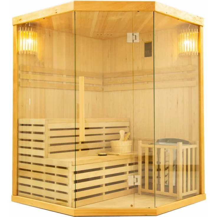 Sanotechnik Sauna TALLINN 150x150x200cm für 3 Personen
