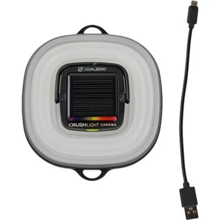 Goal Zero 32013 Crush Light Chroma LED Camping-Laterne 60lm akkubetrieben 91g Schwarz, Weiß