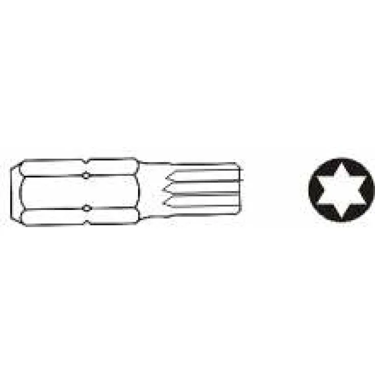 JONNESWAY TORX BIT T30 x 75mm 6-point 10mm